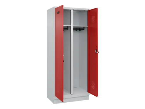 locker voor scheiding van kleding,HxBxD 1950x800x500mm,2vak