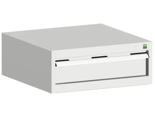 ladekast HxBxD 250x650x650mm 1lade RAL7035 front RAL7035