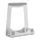 Laptopstandaard 2-in-1 Laptopverhoger Zilver Aluminium