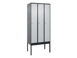 locker voor scheiding van kleding,HxBxD 2120x900x500mm,3vak