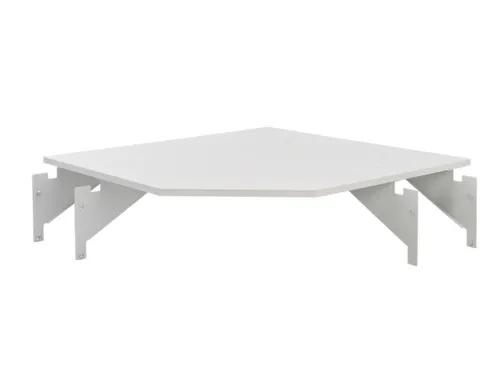 ESD-koppelelement voor montagetafel 90° BxD 800x800mm blad grijs hoek