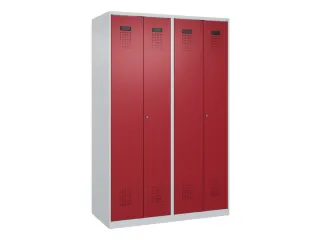 PBM-locker,HxBxD 1850x1200x500mm,4vak,vak B 300mm,cil.-slot - 2
