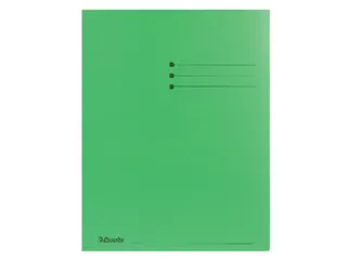 Inlegmap A4 Esselte Met Overslag Karton Groen - 1