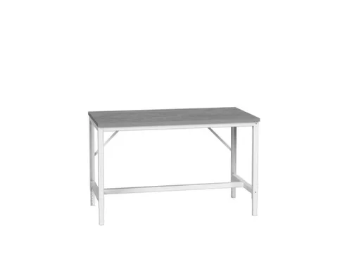 werkbank,HxBxD 780-930x1500x800mm,linoleumblad,4voeten,RAL7035