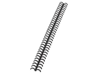 Bindrug Gbc Clickbind 34-rings 8mm Zwart 50 Stuks - 1