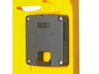 muntslot,v. 1-€-munten,v. Kunststof locker,meerprijs - 1