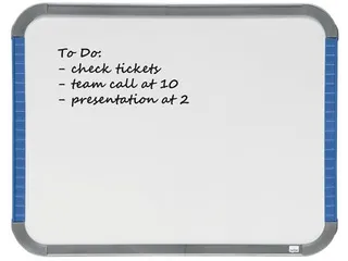 Mini Whiteboard Nobo Q-home Slim Line 22x28cm Wit - 5