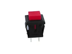 Drukschakelaar Off-(on) Rood 1a 125v