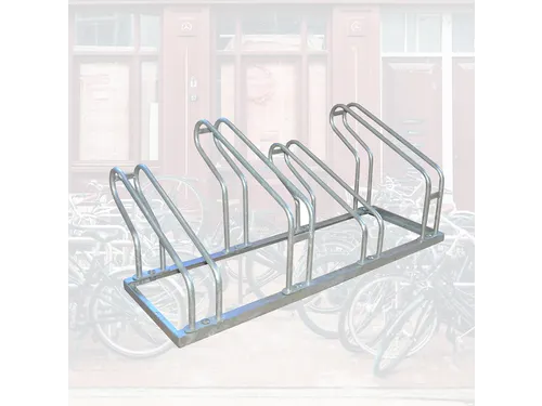 Fietsenrek BRASQ 4 fietsen BS400 zilver