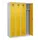 locker voor scheiding van kleding,HxBxD 1850x1200x500mm,4vak