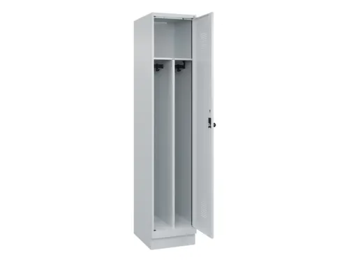 locker voor scheiding van kleding,HxBxD 1950x400x500mm,1vak