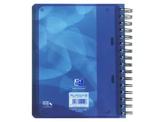 Projectboek Oxford A5+ Scribzee 6-gaats Lijn 120vel Blauw - 3