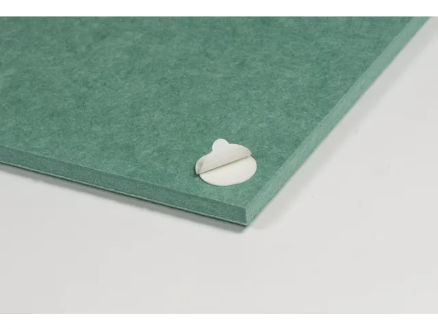 Panneau mural acoustique Feutre PET 30x120cm Vert pétrole 4pcs