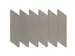 Akoestische PET-vilt parallellogram stroken donkergrijs 30x120cm 6 st