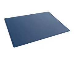 Schrijfonderlegger 650x500 mm met transparante cover PP Donkerblauw
