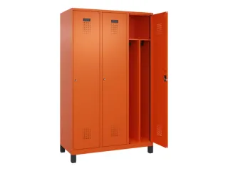 locker voor scheiding van kleding,HxBxD 1950x1200x500mm,3vak - 1