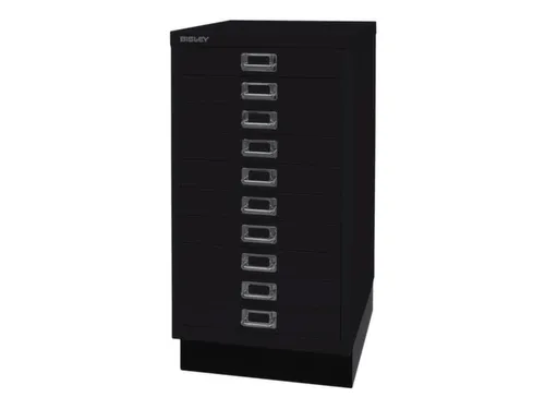 kantoor-ladekast HxBxD 670x349x432mm 10 laden romp + front zwart