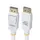 1,8m VESA Gecertificeerde DisplayPort 1.2 Kabel Wit