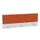 opzetpaneel,v. bureau,aanbouw achter,B 1600mm,Bl-wit,BN3012-oranje