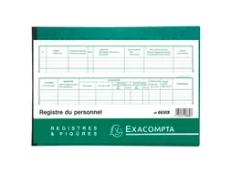 Piqure 21x29,7 Du Personnel 20bl