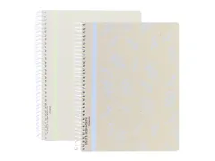 Spiraalblok ECOLOGIQUE A5 ruit 5mm 80v 90gr krimp 2st