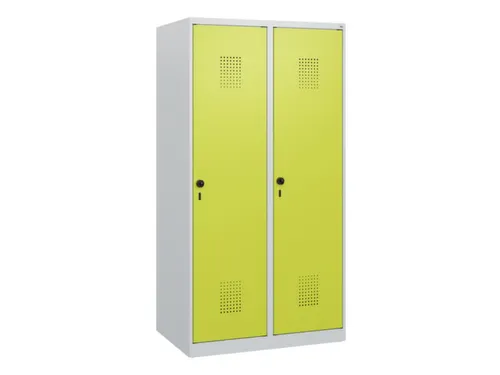 schoollocker,HxBxD 1530x800x500mm,2vak,vak B 400mm,draaigrendel
