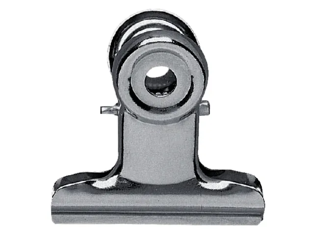 Papierklem MAUL Bulldog 70mm capaciteit 40mm zilver