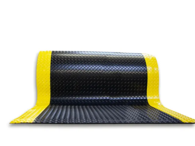 werkplek-vloerbedekking,metergoed,B 1200mm,PVC,ruitprofiel