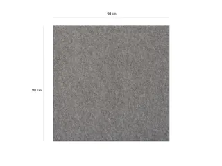 Akoestisch wandpaneel vierkant 100x100cm PET-vilt Grijs - 3