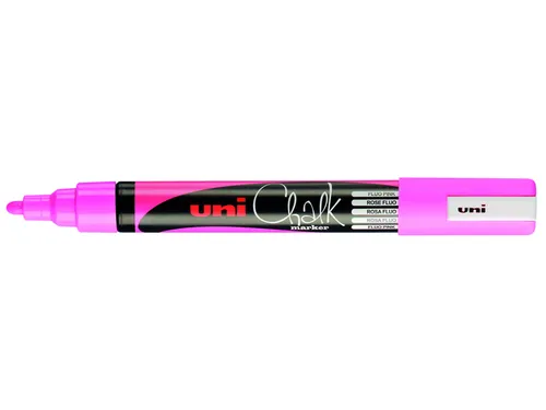 Krijtstift Uni-ball chalk rond 1.8-2.5mm fluor roze