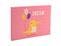 Fotoalbum 30p. wit 2 8,5x22cm BABY roze