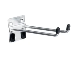 dubbele haak,v. perfoplaat,L 50mm