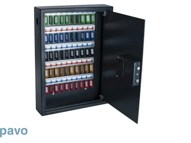Sleutelkast Pavo high security 50 haken 550x400x100mm elektronisch