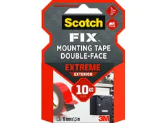 Plakband Scotch Extreme Exterior 19mm x 1,5m dubbelzijdig