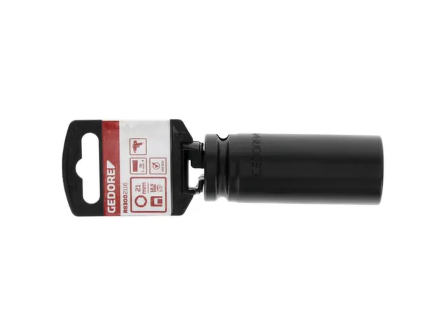 GEDORE RED R63002116 Schroevendraaierbit 1/2 inch zeskant 21mm lengte