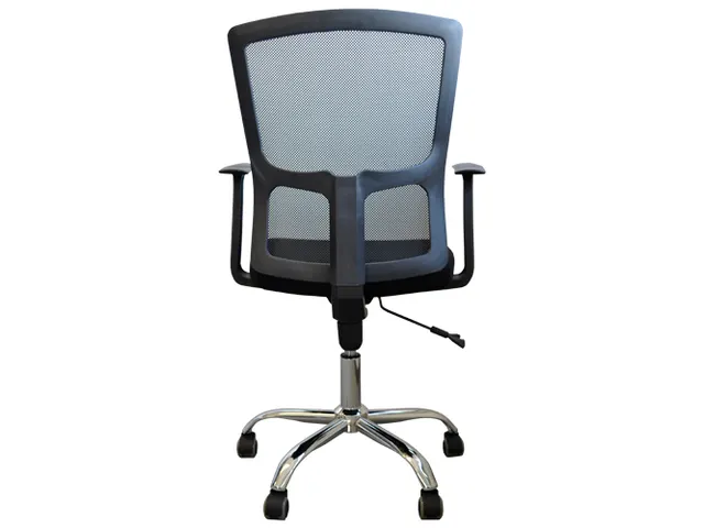 Bureaustoel Basic Classic Zwart Stof Netrug