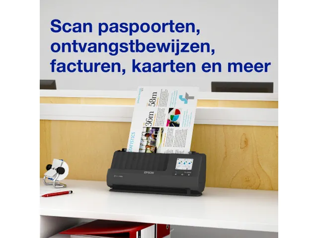 ES-C320W compacte A4-documentscanner met Wi-Fi-connectiviteit en U-tra