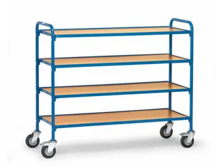 bijzetwagen,draagverm. 250kg,4etage(s),laadvl. LxB 1250x470mm - 2