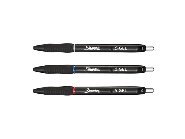 Gelschrijver Sharpie S-Gel Medium punt 0.7mm Blister 3 kleuren