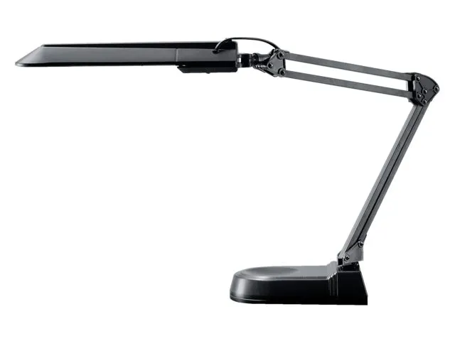 Bureaulamp Hansa met spaarlamp Ecostar zwart
