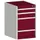 ladekast HxBxD 800x525x650mm 4laden romp RAL7035 front RAL3004
