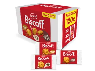 Koekjes Lotus Biscoff sandwich mix doos 120 stuks - 2