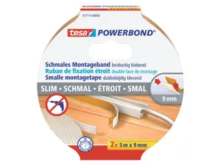 Plaktape Tesa Powerbond Slim Montage 9mmx5m 2z - 1
