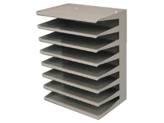 Sorteerrek Vepa Bins 8 delig grijs - 1