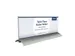Tafelnaambord Europel 105x297mm acryl aluminium