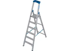 industriële ladder,eenzijdig,6treden m. R13-laag,treden met profiel