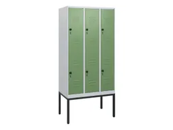 dubbeldekse locker,HxBxD 1950x900x500mm,3x2vak.,vak B 300mm