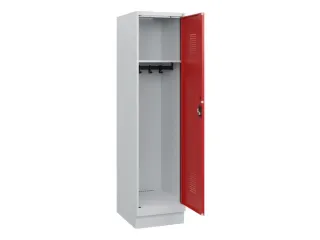 schoollocker,HxBxD 1630x400x500mm,1vak,vak B 400mm,cil.-slot,sokkel - 1