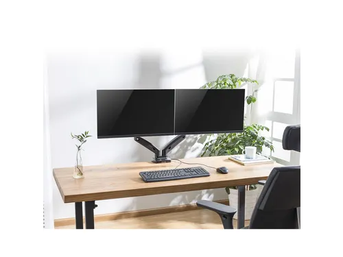 Monitorarm ACT office met gasveer 2 schermen