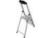 trapladder,eenzijdig,4trede(n),balk L 1,8m,aluminium